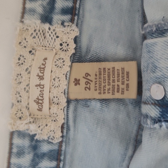 Altar'd State Light Blue Jean Shorts - Picture 3 of 4